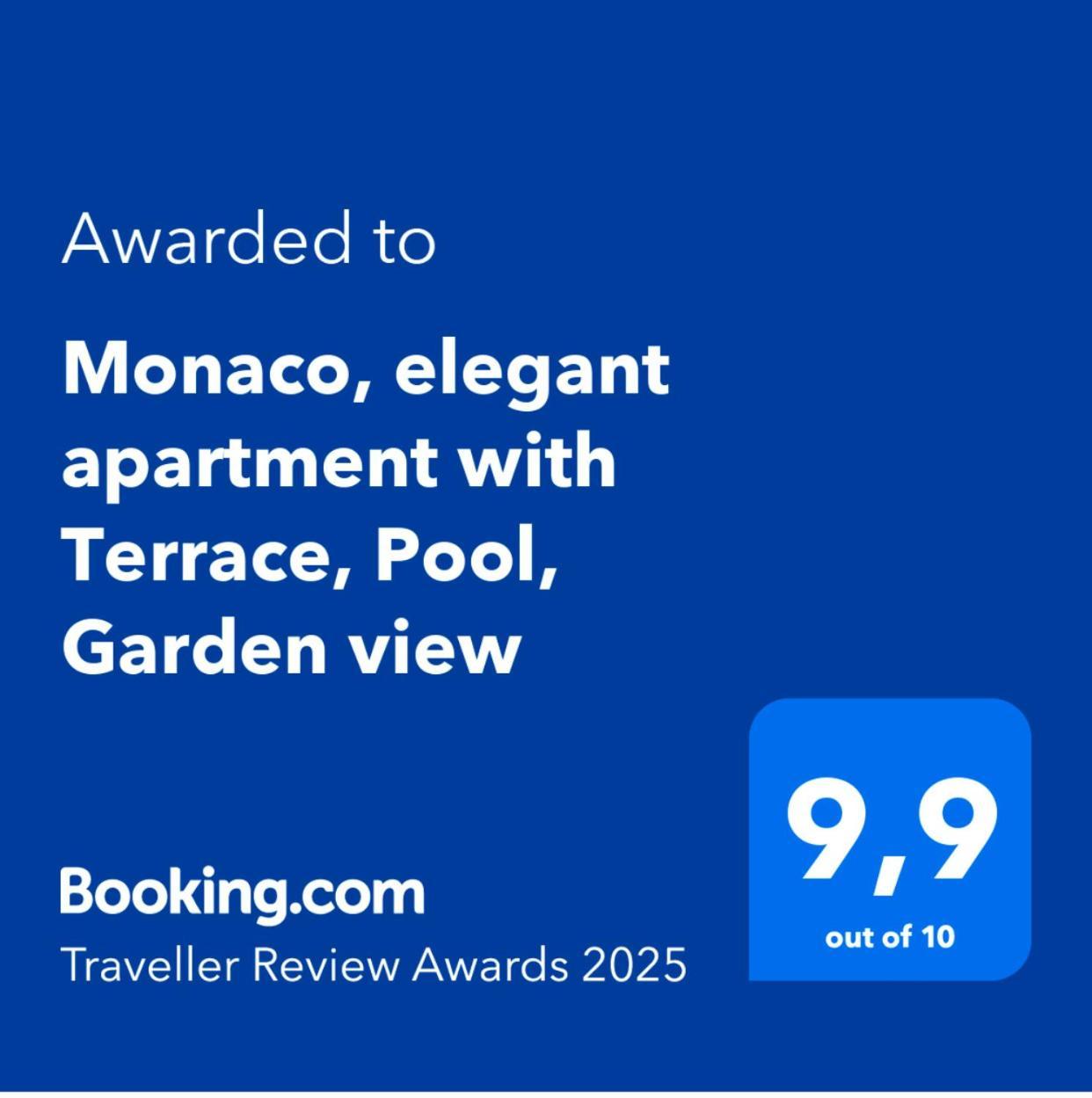 Monaco, Elegant & Quiet Renovated Apartment, In Fontvieille District, With Terrace & Pool, 15Min Walk To F1 Grand Prix 外观 照片